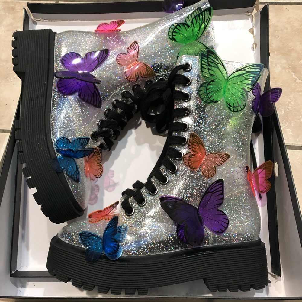 Club Exx Terranium Butterfly boots